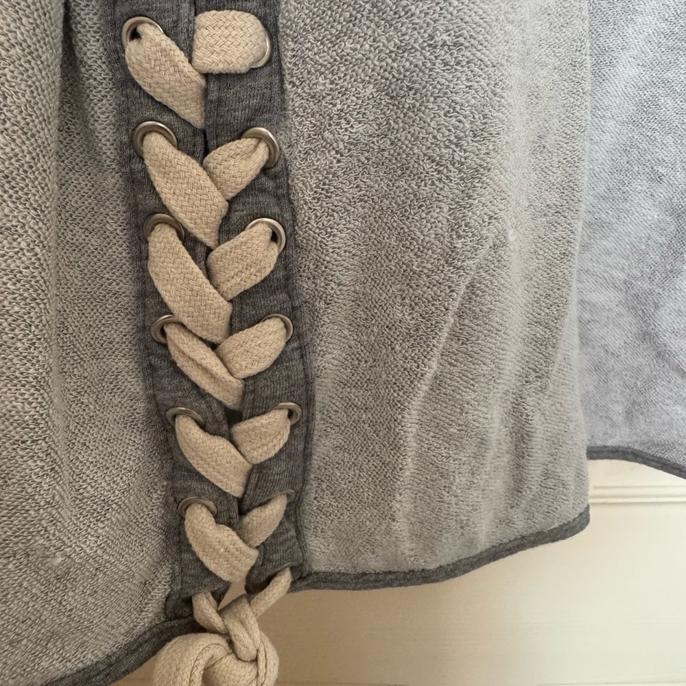 Gray Women’s Dress with Lace Detailing - Picture 2 of 3